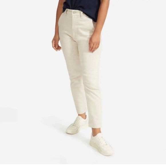 Everlane Cropped Slim Regular Pants, size 4 - Picture 2 of 13